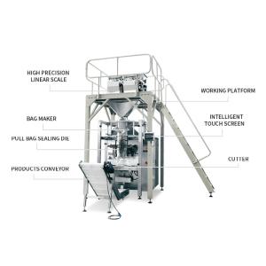 5KW CE Pistachio Peanut Automatic Granule Packaging Machine 50bags / Min