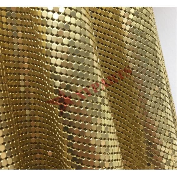 Various Color 3mm Metal Sequin Mesh For Space Divider