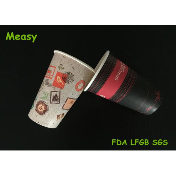 Buy 10oz Professional Hot Paper Cups with Single Wall , Customized Printing at wholesale prices