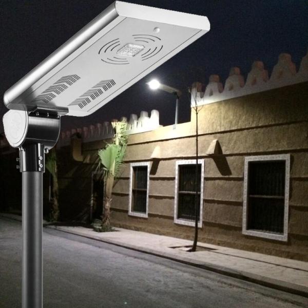 Buy motion sensor all in one solar street light, material AL, all in one intergated solar led street lights at wholesale prices