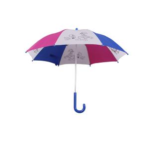 Funny Mini Straight Kids Little Girl See Through Umbrella Portable Outdoor Safty