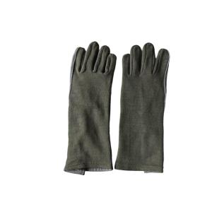 Tactical Full Finger Leather Gloves Slip Resistant Brown