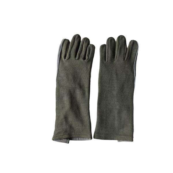 Tactical Full Finger Leather Gloves Slip Resistant Brown