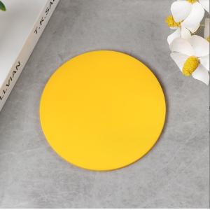 Waterproof Drink Cup Coaster Custom Design Soft Sublimation Print PVC Coasters