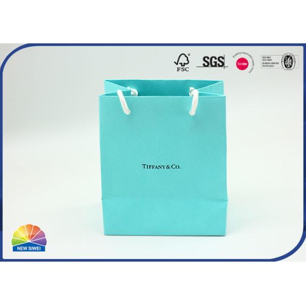 Buy Embossing Matte Lamination Special Reusable Paper Bag Customized Logo With Handle at wholesale prices