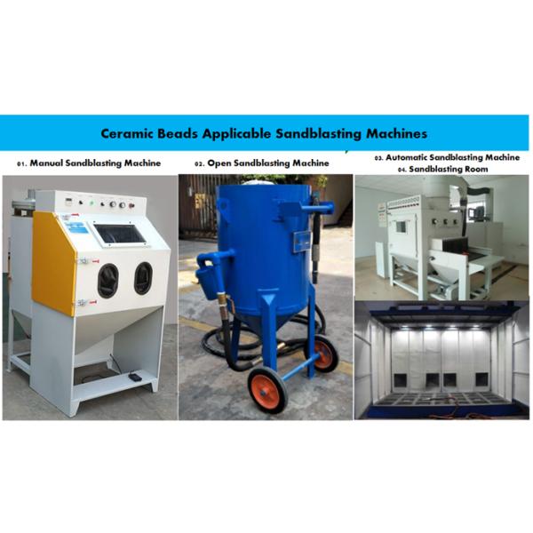 B205 Ceramic Bead Blasting Media For Sand Cleaning Polishing