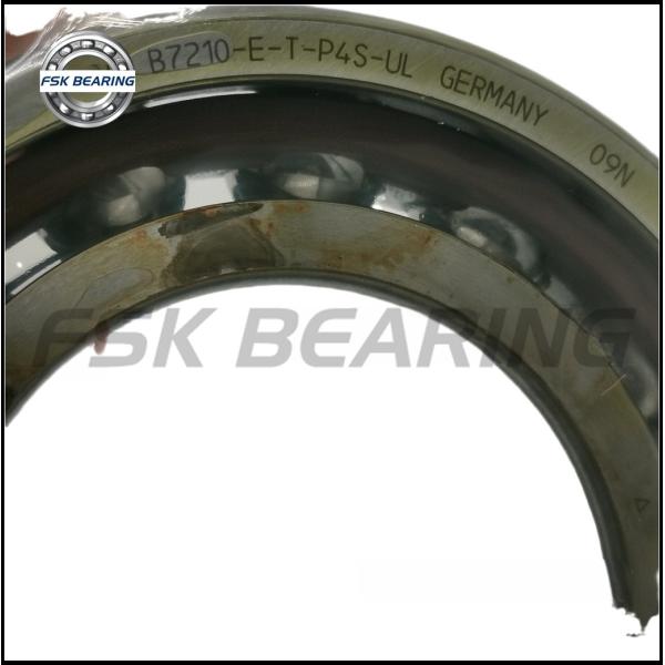Single Row B7210-E-T-P4S-UL Angular Contact Ball Bearing 50*90*20 mm With Large Steel Balls