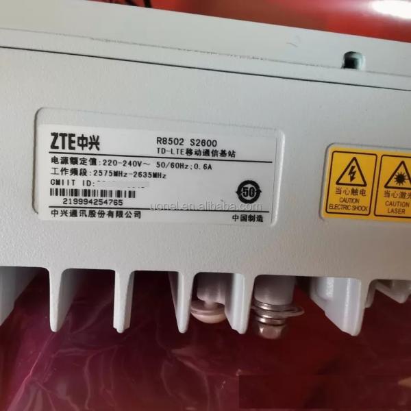 ZTE ZXSDR R8502 S2300 2320MHz-2370MHz 50/60Hz 0.6A R8502E S2600 TD-LTE ZTE Small Cell ZTE RRU8502 S2300