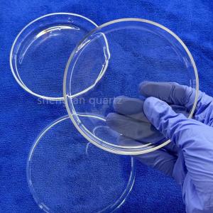 Factory Custom Lab Round Transparent Corrosion Resistant Quartz Glass Petri Dish