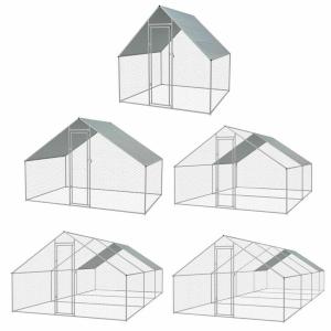 Rust Resistant 8x3m Chicken Run Kennel For Safety