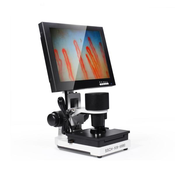 Non Intrusive Video Capillary Microcirculation Microscope Clinic 10 Inch Blood