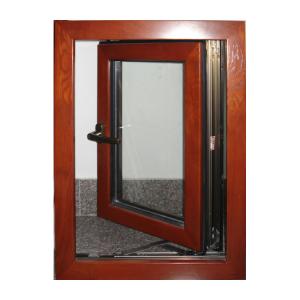 China Alloy Aluminum Clad Windows Solid Window Reasonable Price Interior Wall Cladding Wooden on sale