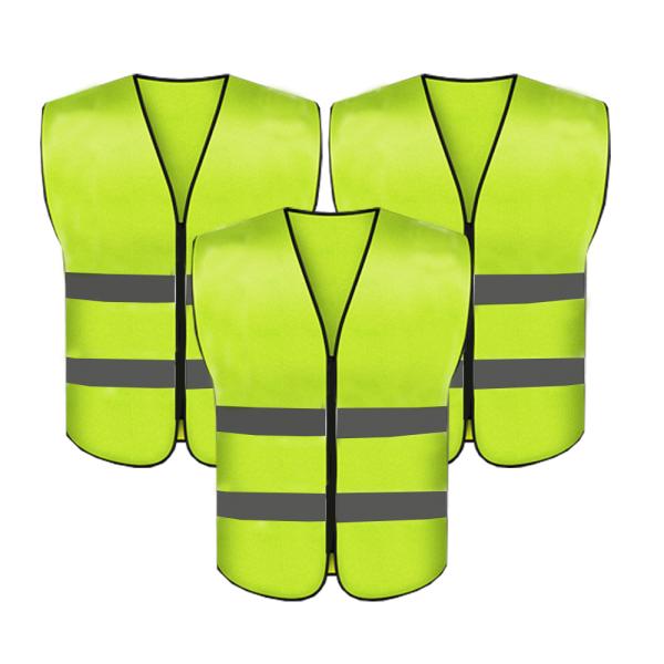 High Visibility Wholesale 100% Polyester Reflective Security Safety Chaleco