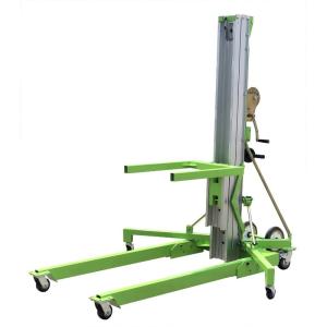 Quality Portable Manual Material Lift with Manual One Speed Winch for sale