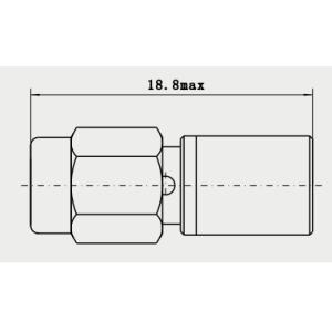 High Quality Gold Plated SSMA Male to SMB Female RF Adapter