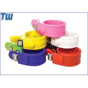 Slap Silicone Bracelet USB 16GB Flash Drives Delicate Design for Gifts