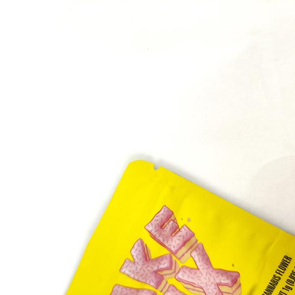 3.5g Mylar ziplockk Bag Matte Smell Proof Child Proof Stand Up Bag