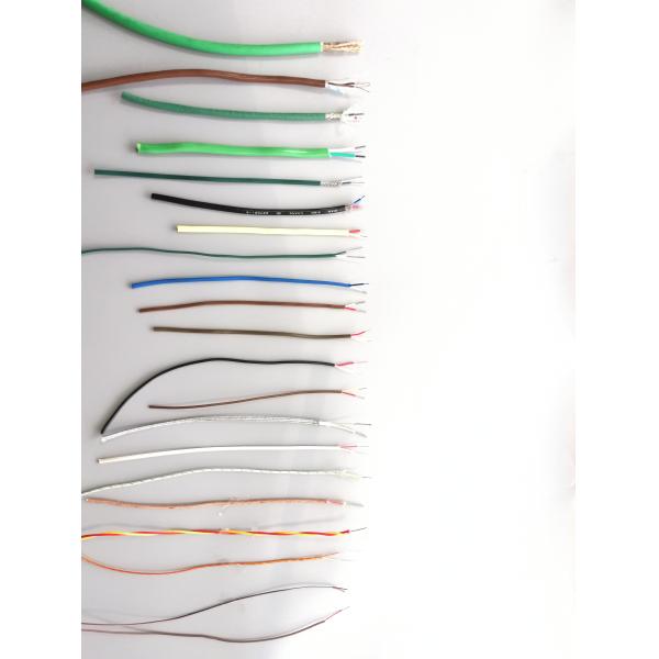 RTD PT100 Thermocouple Cable Double Fiberglass Insulated Tinned/Silver/Nickel Plated Copper