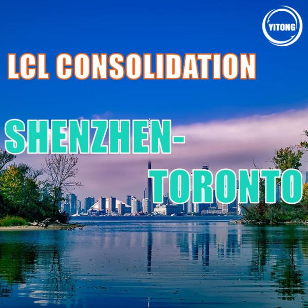 Buy Each Fri International  LCL ship logistics From Shenzhen to Toronto Canada at wholesale prices