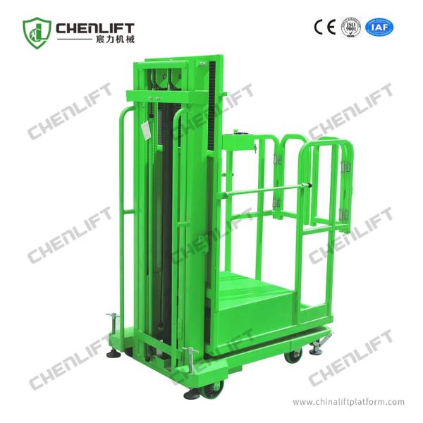 4m 300kg Fully Electric Hydraulic Order Picker With CE Certified