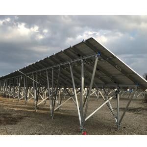 Quality Q235 Steel Photovoltaic Solar Panel Support Structure 15mm Thickness for sale