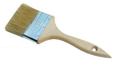 Buy White Bristle 25mm Paint Brush For Polyurethane at wholesale prices