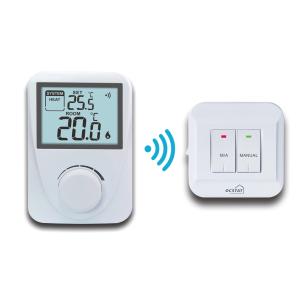 Riseem White Color RF Heating Room Temperature Controller For Boiler Electric CE
