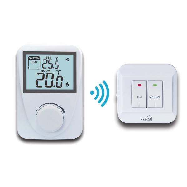 Buy Riseem White Color RF Heating Room Temperature Controller For Boiler Electric CE ROHS at wholesale prices
