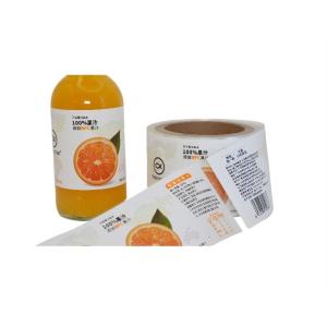 food and beverage labels custom roll label unique application