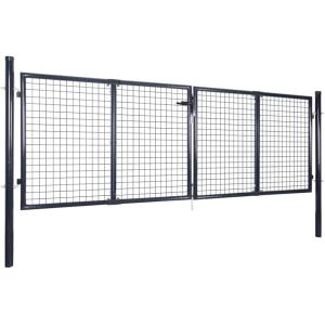 House and Garden Steel Sliding Gate with Tubular Pipe Frame