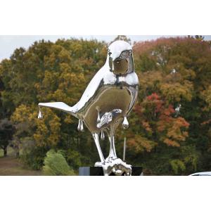 Quality Large Metal Stainless Steel Animal Sculptures Outdoor Decoration Mirror Polish for sale