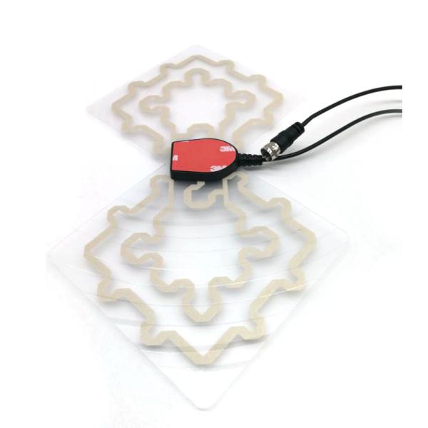 Digital Satellite Color TV Indoor Antenna with RG174 Cable 110mm Height and Materials