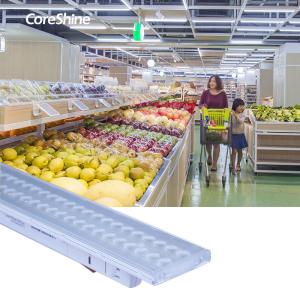 Quality CRI90 Supermarket Lighting Standards , 18W Suspended Linear Pendant Lighting for sale