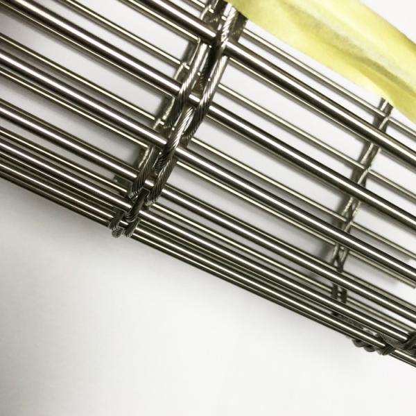 Corrosion Resistant Architectural Woven Wire Mesh Stainless Steel Heavy Duty 1.2 Kgs