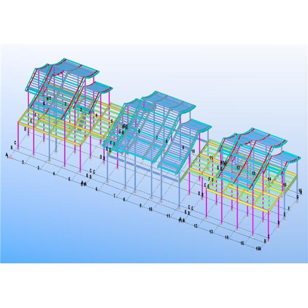 Customized 75mm Multi Floor Steel Structure Homes