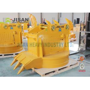 Electro Metal Scrap Lifting Magnet , Ripper Hydraulic Excavator Magnet