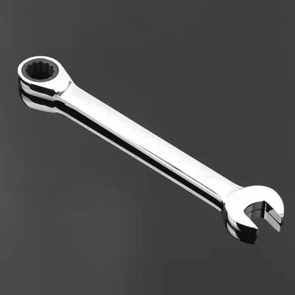 Chromium-vanadium steel double end quick ratchet wrench 6-55mm, 302 straight shank, full length, 200g