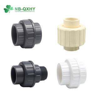 1/2"-4" Inch ASTM DIN BS Sch40/80 PVC Pipe Fitting Female Socket Thread UPVC