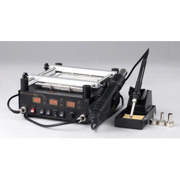 Buy 480C 60W Hot Air Gun Soldering Smd Rework Station at wholesale prices