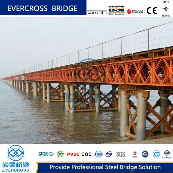 Buy S355JR Steel Bailey Bridge Reinforcement Compact Bailey Bridge ODM at wholesale prices