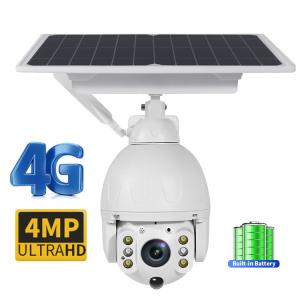 Audio WiFi Spotlight 4G Solar Camera With AI Motion Detection