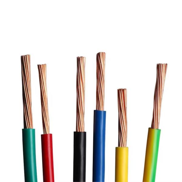 Buy ISO/CCC/CE/RoHS Certified Flexible Electrical Wires with PVC Insulation and Copper Core at wholesale prices