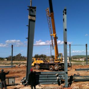 Custom Steel Hangar Warehouse 8 Degree Seismic Resistance Q235B/Q345B