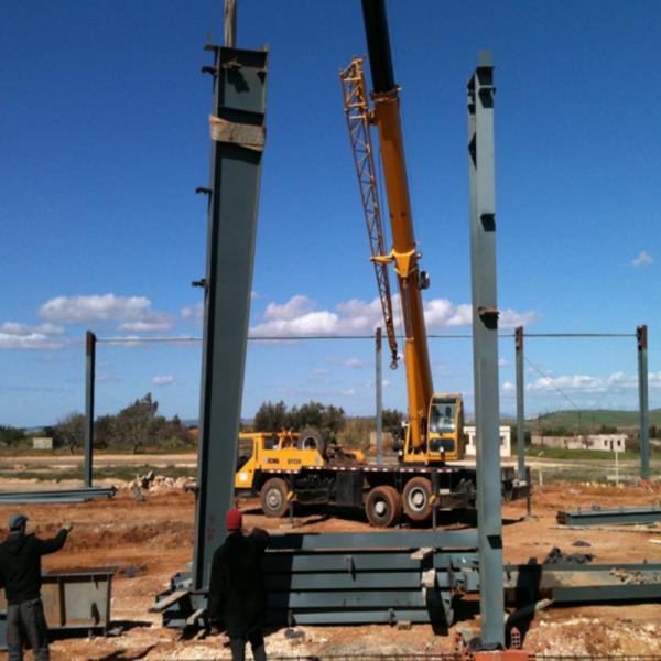 Buy Custom Steel Hangar Warehouse with Q235B Q345B Frame at wholesale prices