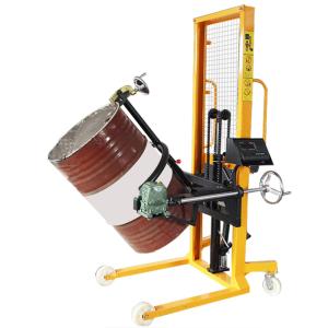 800mm Stacker 520kg Hydraulic Drum Lifter Transporter Device
