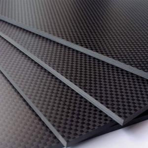 3K Twill Weave 100% Carbon Fiber Sheet Lightweight High Glossy