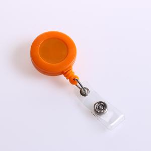 Deyi Round Retractable Plastic Badge Reel With Alligator Clip for Nurses Cute
