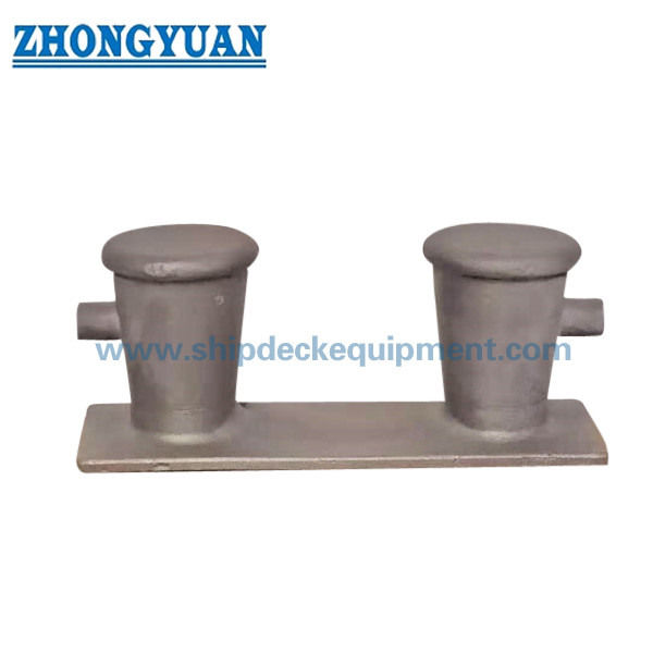 Buy Casting Steel Double Bitt Bollard With Horns Ship Mooring Equipment at wholesale prices