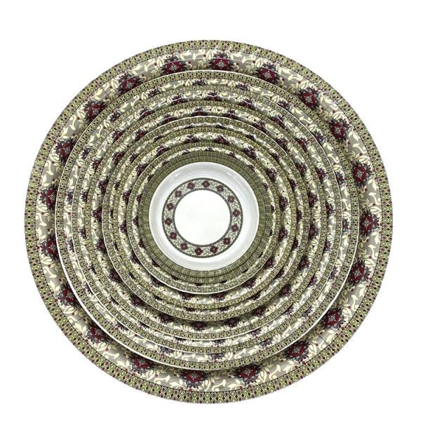 Tasteless Melamine Dinner Plates Unbreakable Durable Melamine Soup Plates