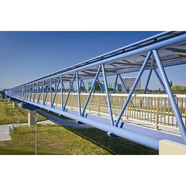 Buy Hot Dip Galvanized Steel Footbridge For Pedestrian Walkways Weatherproof at wholesale prices